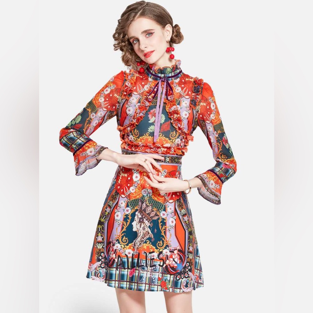 Dalia Macphee dress is a vibran